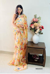 Vakratund Sarees Are Highly Crafted From Soft Georgette